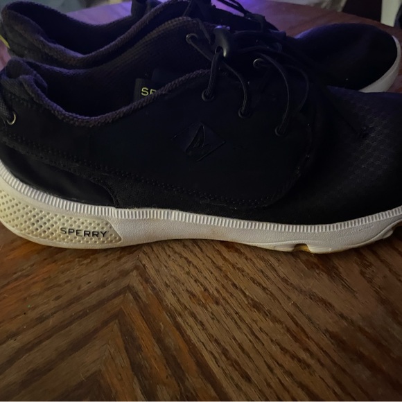 Sperry Black Athletic shoes men size 9.5 black - Picture 3 of 6